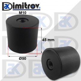 Антивибрационен тампон М10 х Ø 50 х 45 mm